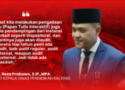 Klarifikasi Terkait Pengadaan Papan Tulis Interaktif, Plt. Kadisdik Kalteng: Dilaksanakan Sesuai Mekanisme dan Diaudit Secara Berkala