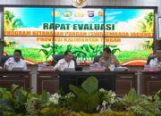 Tunjukkan Komitmen dan Sinergitas, Gubernur dan Wagub Hadiri Evaluasi Ketahanan Pangan Bersama Polda Kalteng
