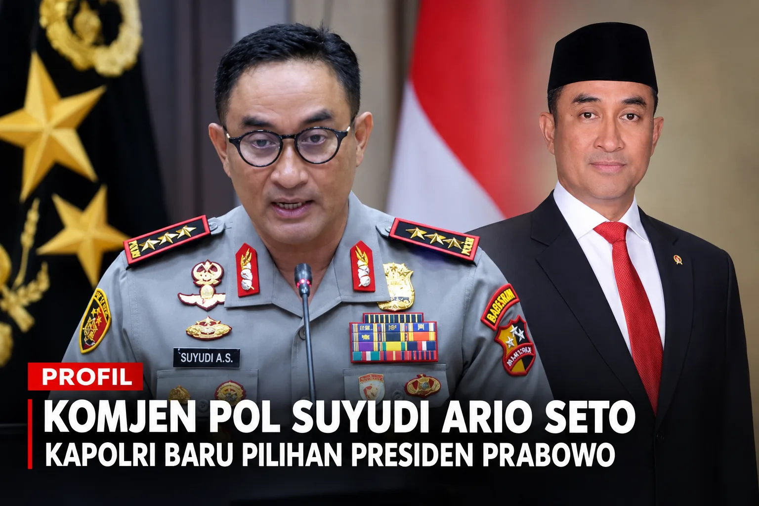 Profil Komjen Suyudi Ario Seto, dari Reserse hingga Dipilih Prabowo Menjadi Kapolri