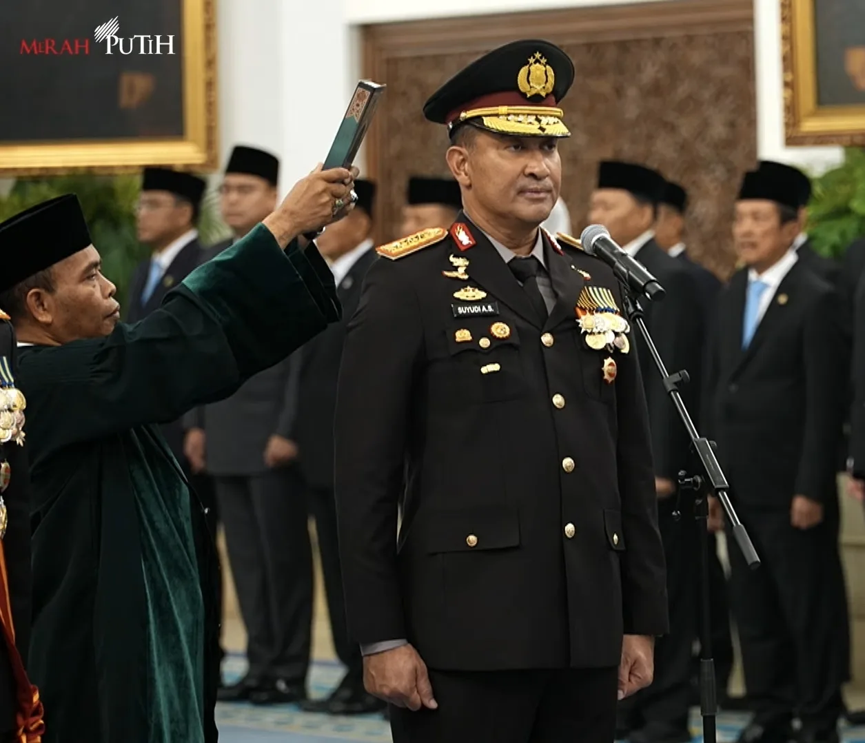 Prabowo Lantik Suyudi Ario Seto sebagai Kapolri, Wahyu Hadiningrat Jadi Wakapolri