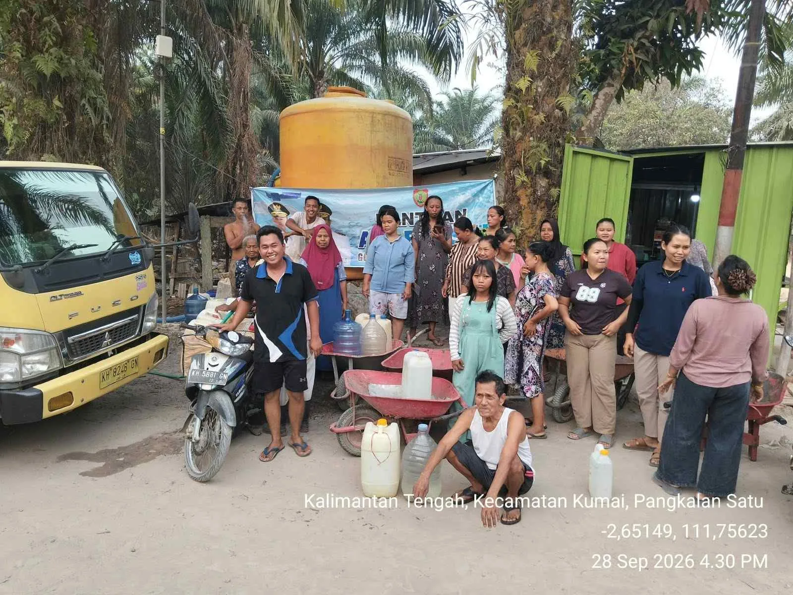 5,1 Juta Liter Air Bersih Disalurkan ke Sejumlah Wilayah Kalteng, Kotim Terima Pasokan Terbesar