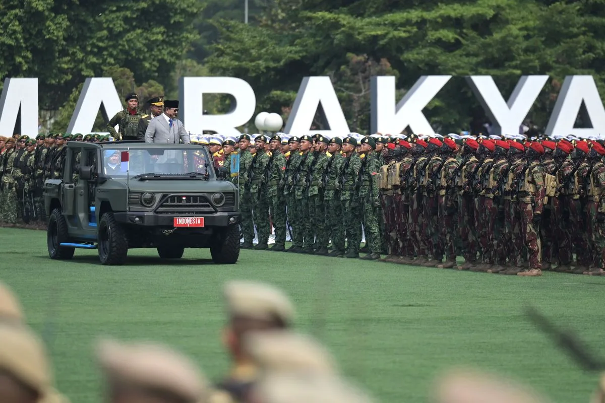 Prabowo Resmikan 6 Kodam dan 198 Satuan Baru TNI