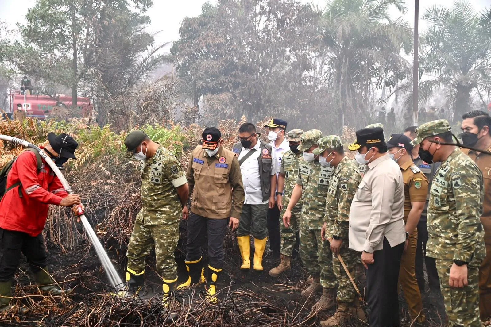 BNPB, BMKG, dan TNI AD Perkuat Sinergi Tangani Karhutla di Kalimantan Tengah