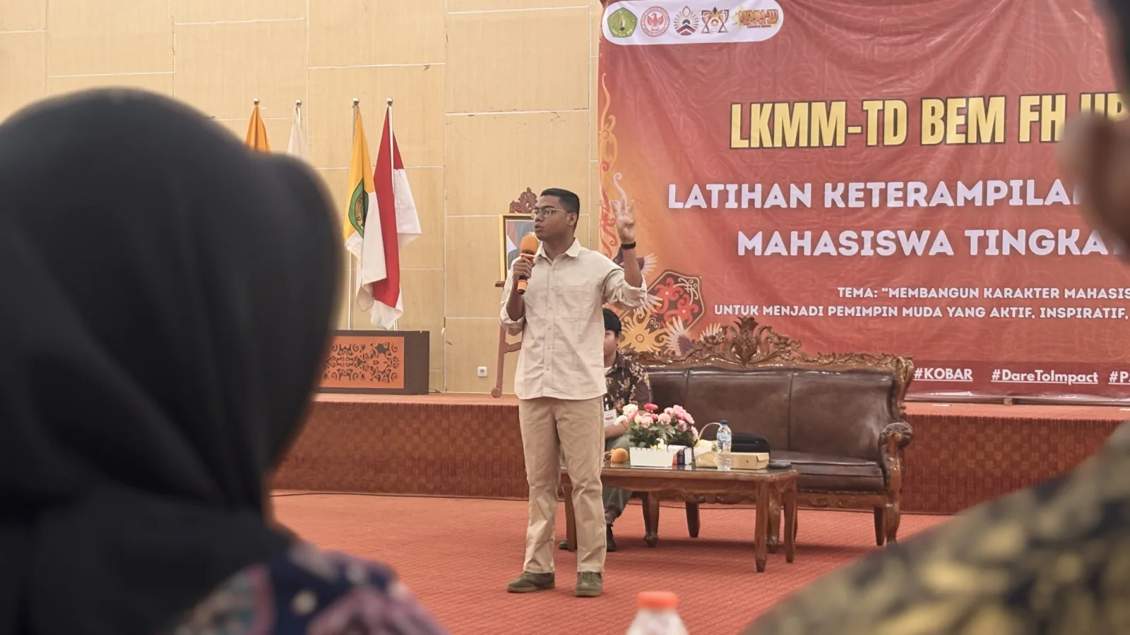Dari Ide Menjadi Aksi, Rahul Manufan Pandra Dorong Mahasiswa FH UPR Bangun Organisasi Berdampak