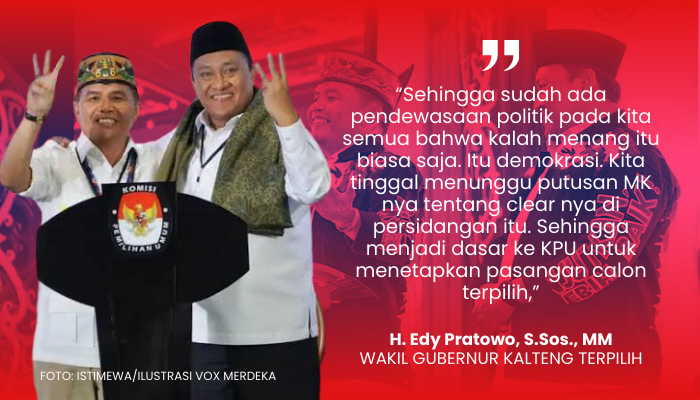 Willy-Habib Cabut Gugatan di MK, Edy Pratowo: Bukti Pendewasaan Politik Kalah Menang Biasa