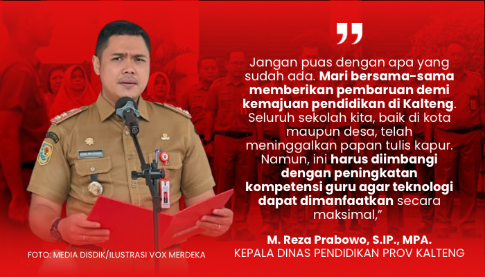 Plt Kadisdik Tekankan Pentingnya Inovasi dalam Meningkatkan Kualitas Pendidikan di Kalteng
