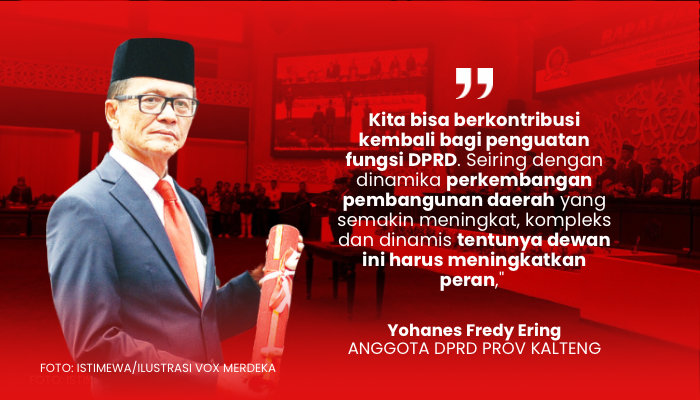 Baru Dilantik, Freddy Ering Harap Bisa Berkontribusi Bagi Penguatan Fungsi DPRD