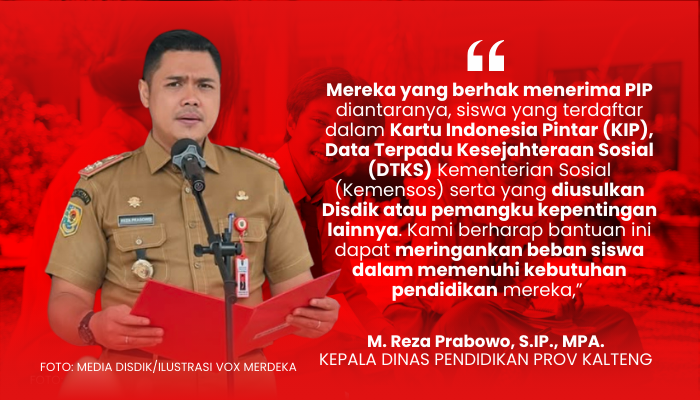 3.943 Siswa SMA/SMK dan SLB di Kalteng Terima PIP, Plt Kadisdik: Sudah Bantu Jutaan Siswa