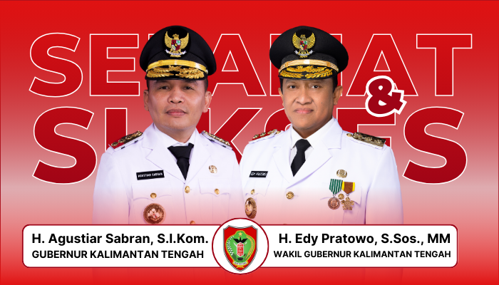 Selamat Bekerja! Agustiar Sabran dan Edy Pratowo Resmi Dilantik Sebagai Gubernur dan Wakil Gubernur Kalteng