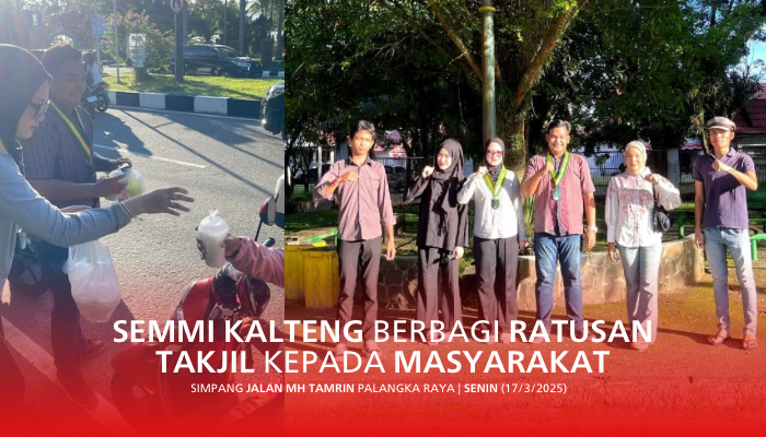 Berkah Ramadan, SEMMI Kalteng Bagikan Ratusan Paket Takjil Kepada Masyarakat