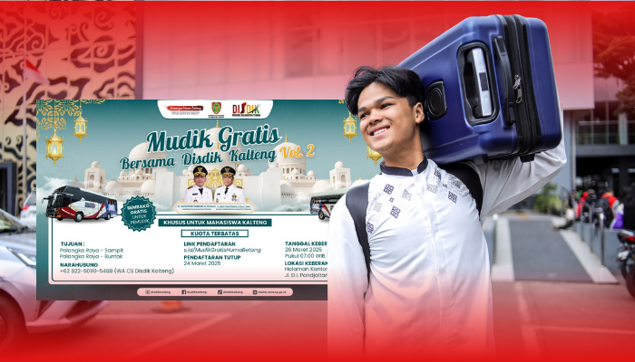 Pemprov Kalteng Siapkan Mudik Gratis Lebaran 2025 untuk Mahasiswa, Berikut Cara Daftar da Tujuan Kotanya