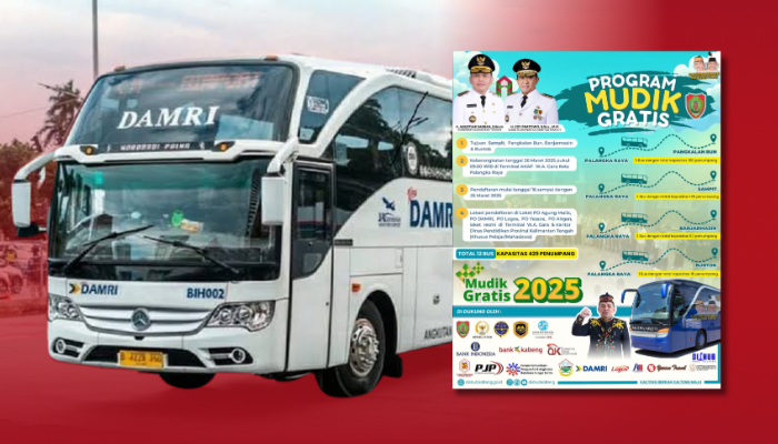 Resmi Dibuka! Pemprov Kalteng Sediakan 12 Bus Mudik Gratis untuk 4 Kota Tujuan