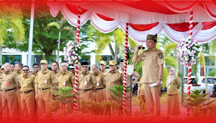 Gubernur Agustiar Sabran Pimpin Apel Besar, Ajak Semua Pihak Bersatu Bangun Kalteng
