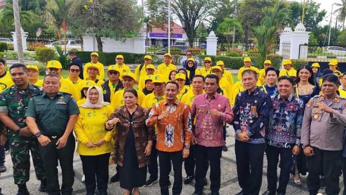 Lepas Kontingen, Fairid Targetkan Palangka Raya Juara Umum FBIM 2025