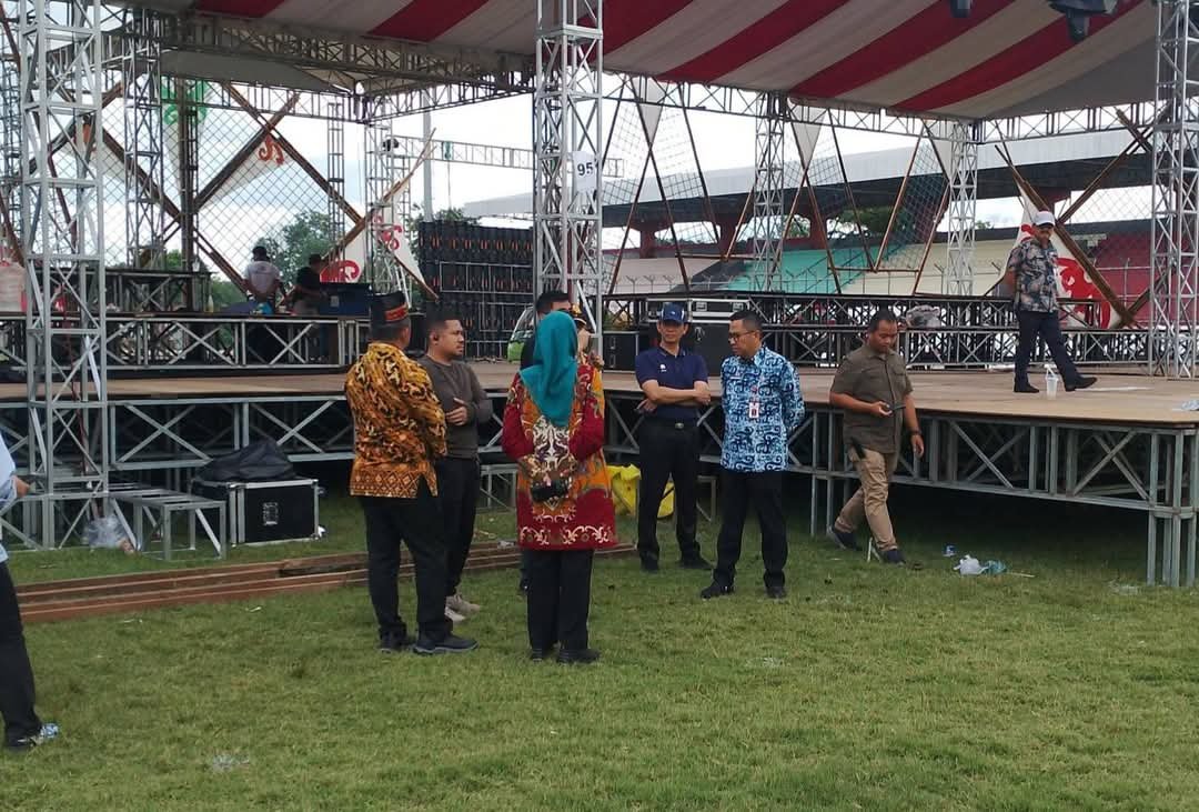 Jelang HUT Kalteng ke-68, Plt. Sekda Tinjau Persiapan FBIM dan Kalteng Expo 2025