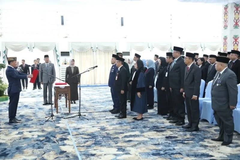 Sejumlah Kepala Dinas Lingkup Pemprov Kalteng Resmi Berganti