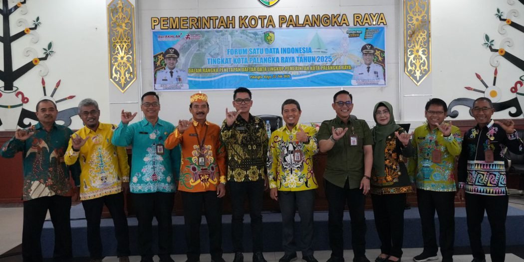 Kolaborasi Data untuk Pembangunan: Pemko Palangka Raya Gelar Forum Satu Data