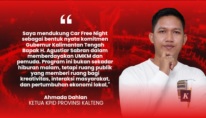 Ketua KPID Kalteng Puji Gubernur atas Program CFN Sebagai Ruang UMKM dan Pemuda Berkreasi