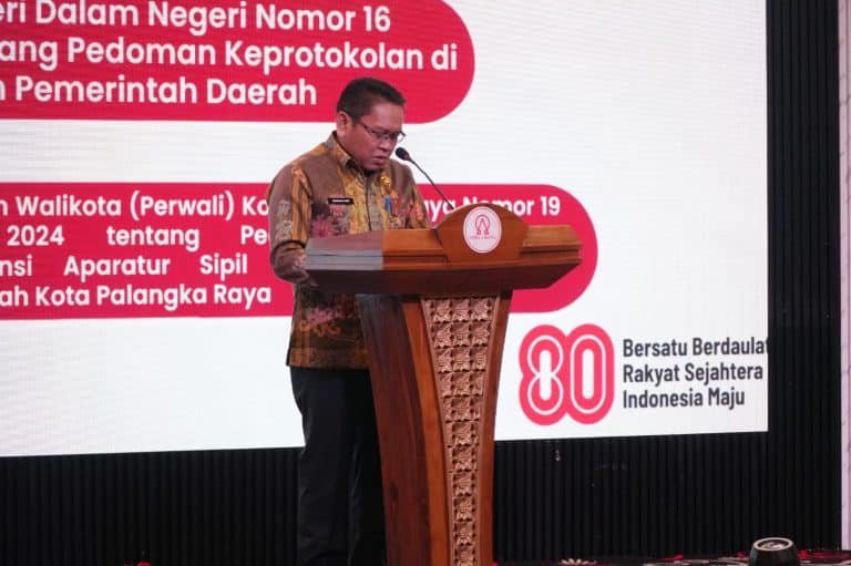 ASN Palangka Raya Dibekali Pemahaman Keprotokolan, Jaga Wibawa Pemerintah Daerah