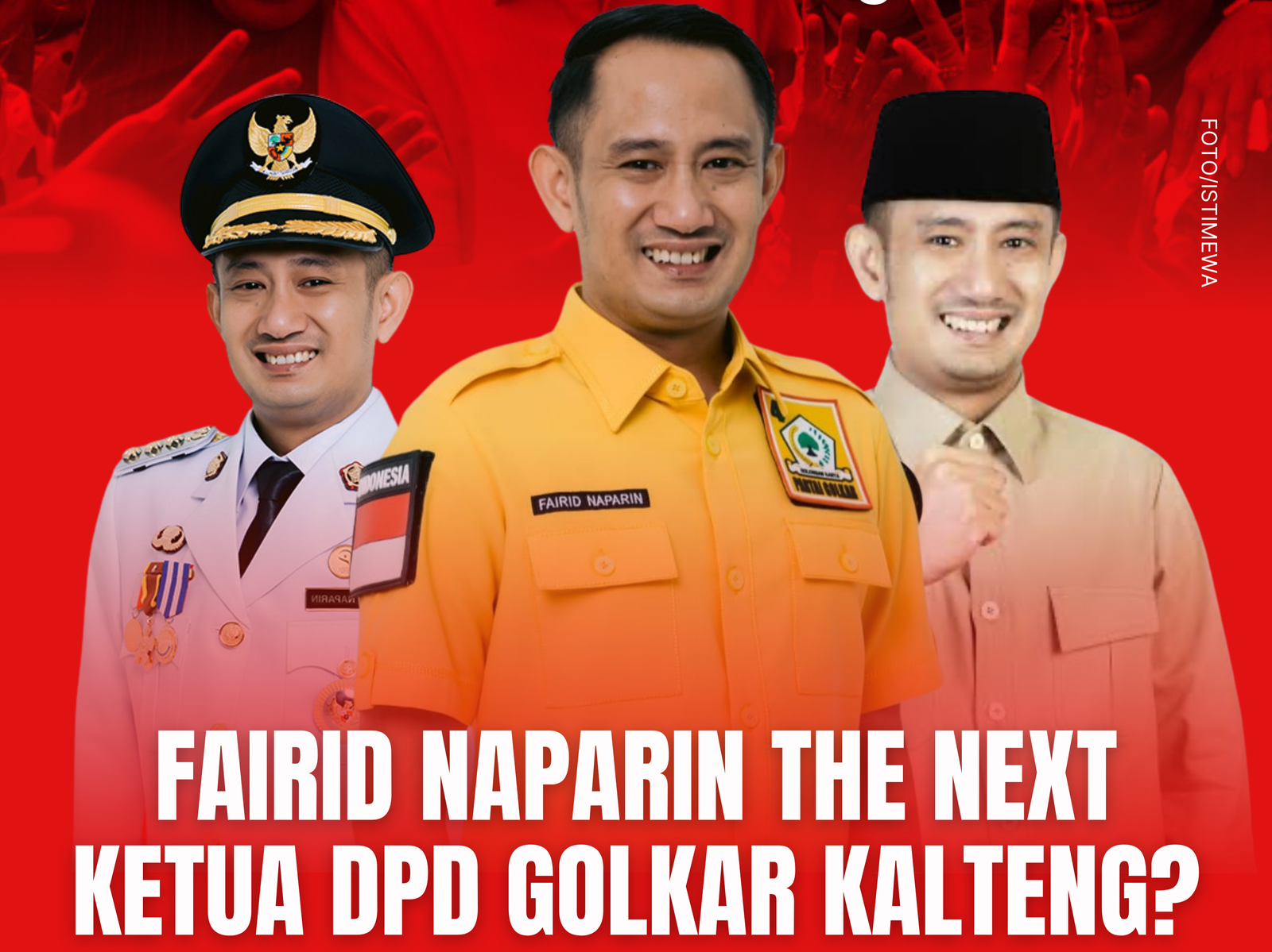 Dukungan Kuat Mengalir, Fairid Naparin Kandidat Terkuat Pimpin Golkar Kalteng