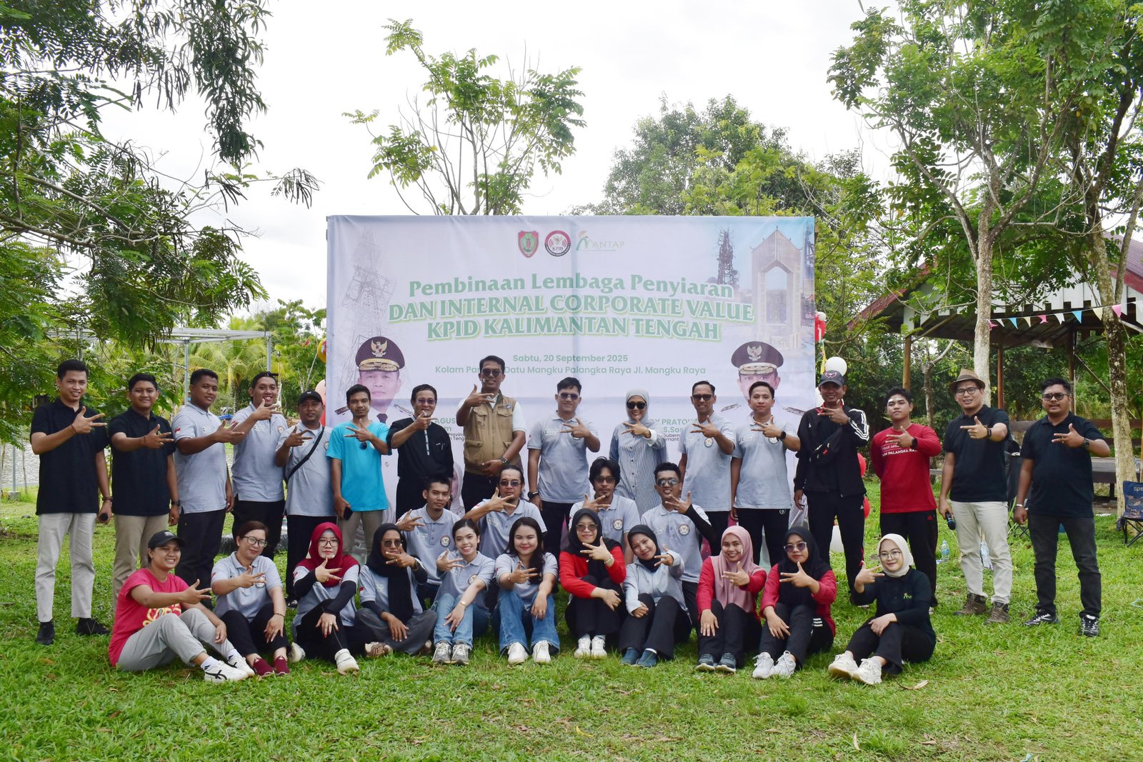 KPID Kalimantan Tengah Perkuat Sinergi dan Profesionalisme Lewat Outbound Pembinaan