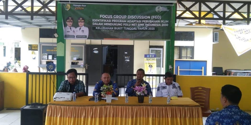 FGD di Tiga Kelurahan Jadi Langkah Strategis Wujudkan Adaptasi Perubahan Iklim di Palangka Raya