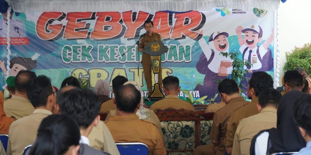 Pemko Palangka Raya Gelar Gebyar Cek Kesehatan Gratis Anak Sekolah