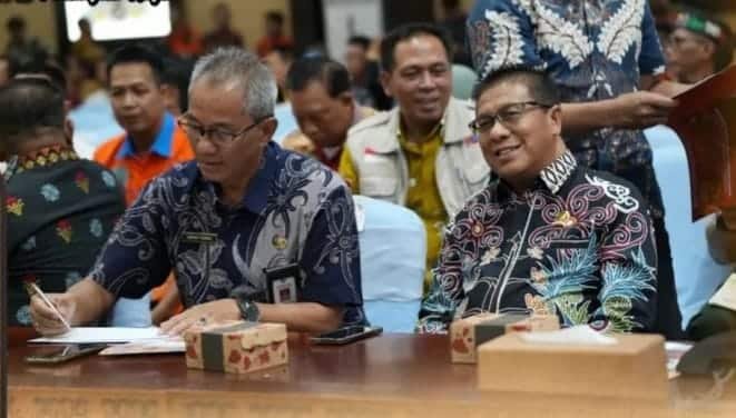 Pemko Palangka Raya Ikuti Rakor Evaluasi Penanganan Karhutla Provinsi Kalteng 2025