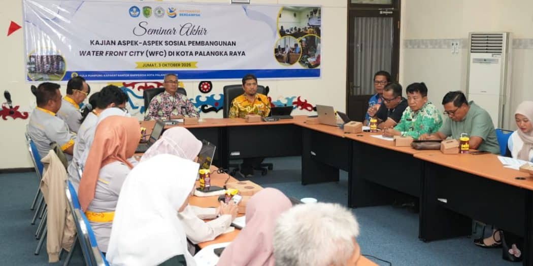 Pj Sekda Buka Seminar Akhir Kajian Aspek Sosial Pembangunan Water Front City Flamboyan Bawah