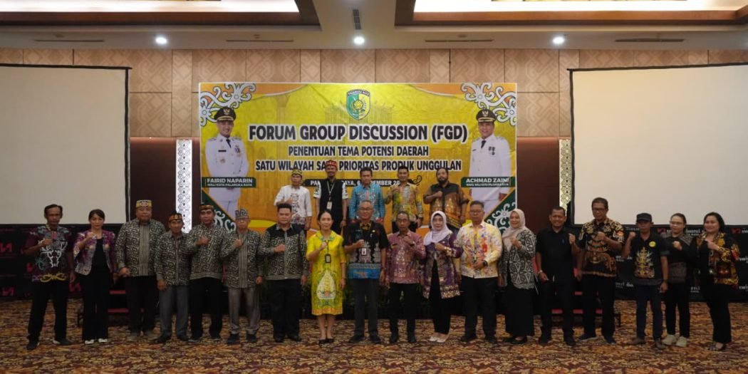 FGD Penentuan Potensi Daerah, Pemko Palangka Raya Fokus pada Satu Wilayah Satu Prioritas Produk Unggulan