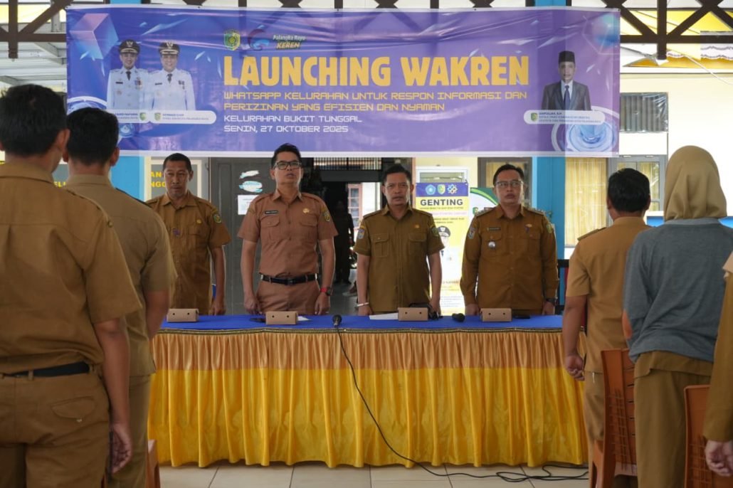 Diskominfo Palangka Raya Luncurkan WAKREN, Inovasi Digital untuk Pelayanan Kelurahan