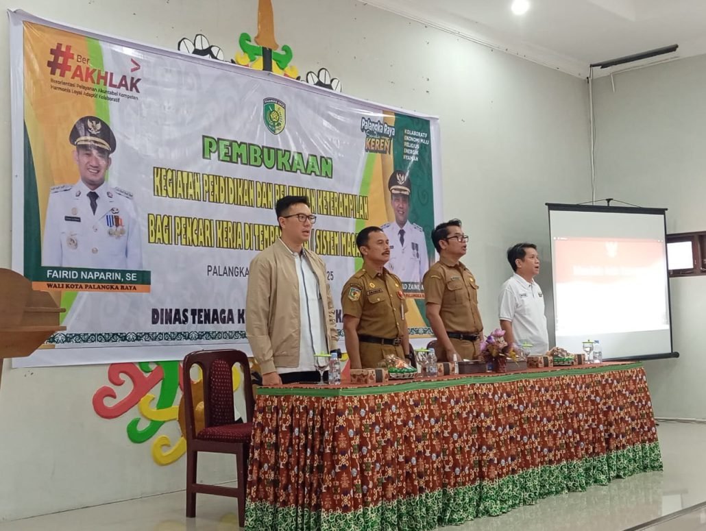 Disnaker Palangka Raya Gelar Pelatihan dan Pemagangan untuk Tingkatkan Kompetensi Pencari Kerja