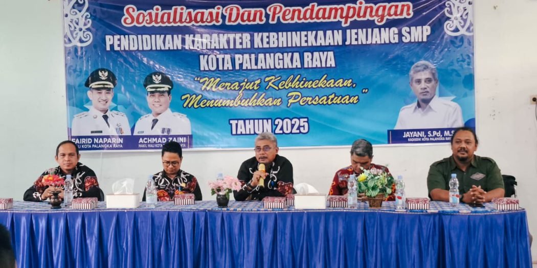 Disdik Palangka Raya Gelar Pendidikan Karakter Kebhinekaan untuk Siswa SMP
