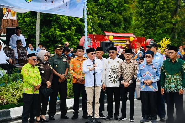 Pawai Tarhib Ramadan 1447 H Meriahkan Bundaran Besar Palangka Raya