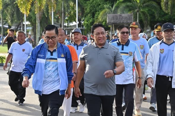 Wagub Kalteng Lepas Peserta Jalan Sehat Hari Desa Nasional