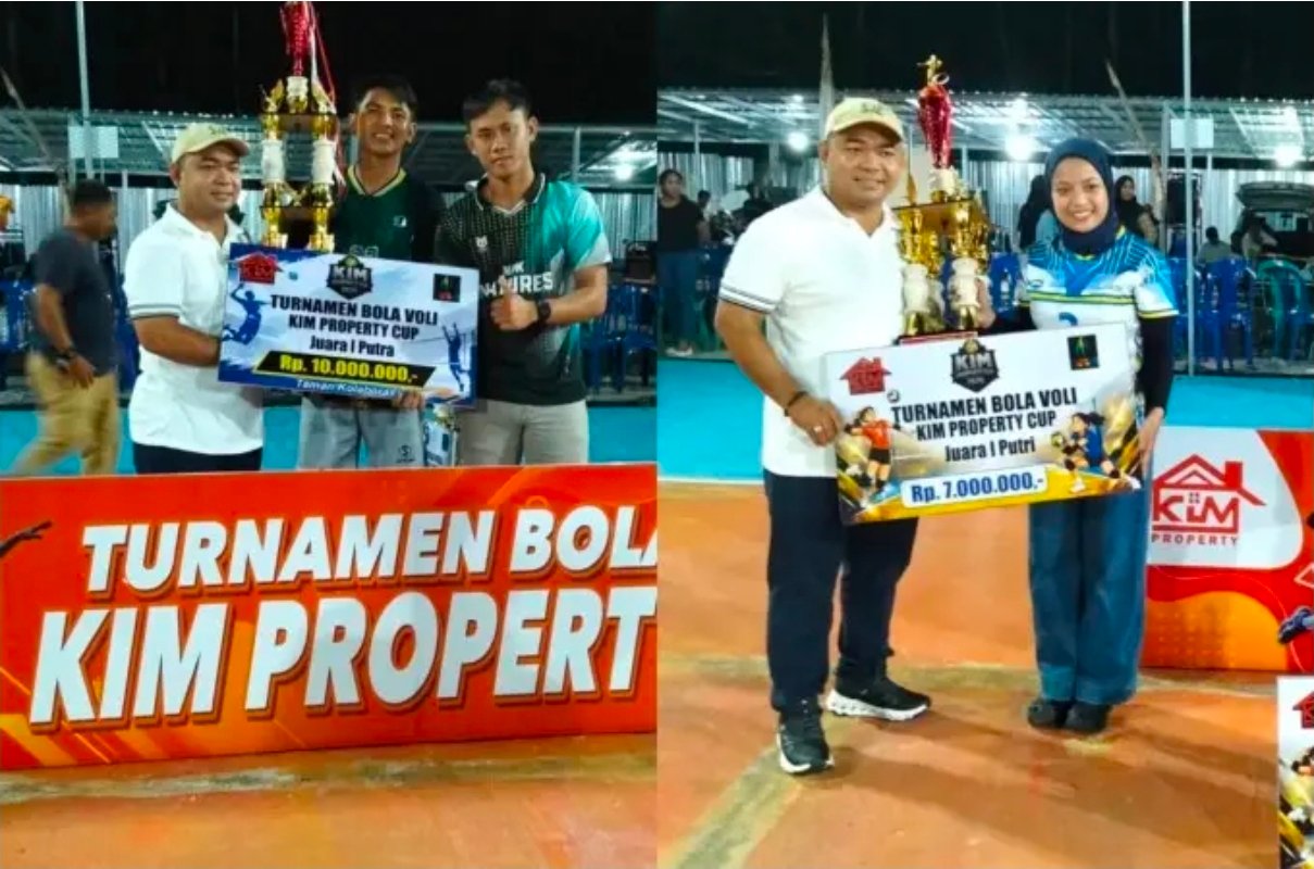 Kebangkitan Voli Pangkalan Bun: Final KiM Cup 1 Membludak, Hadiah Puluhan Juta Ludes Terbagi