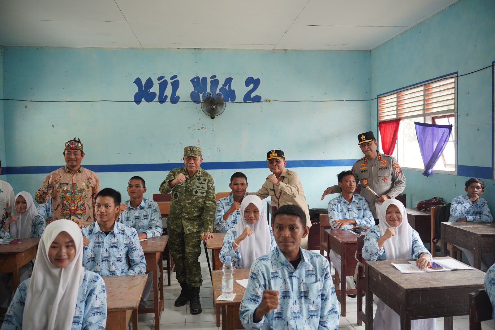 Tiga Tokoh Penting Kalteng Tinjau Sekolah Perbatasan di Sukamara, Tekankan Pentingnya Pendidikan dan Digitalisasi