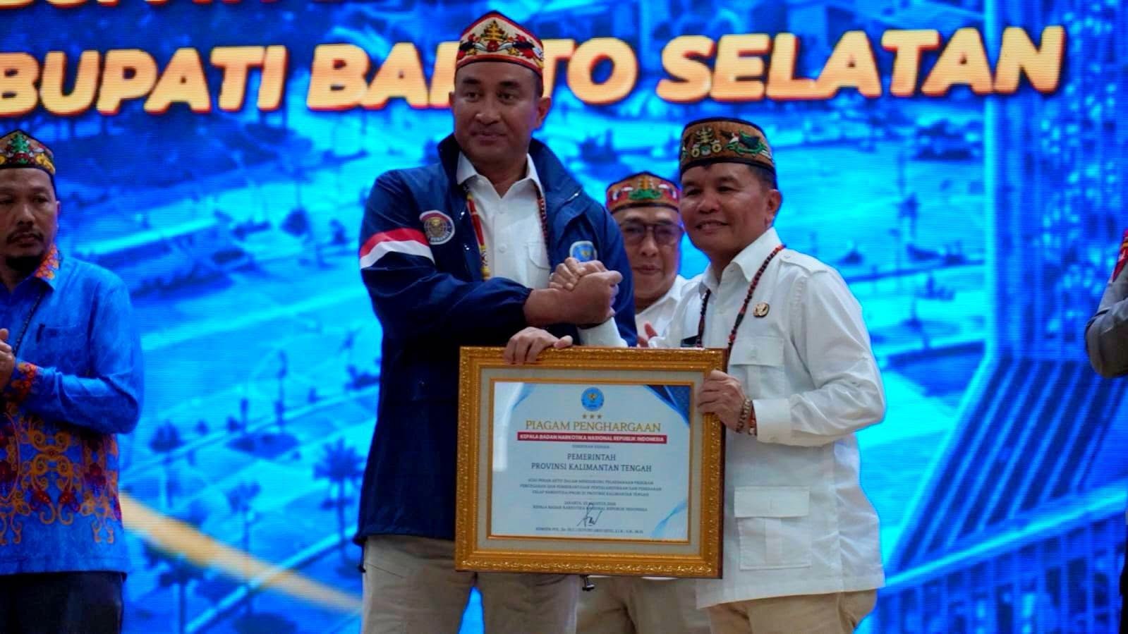 Gubernur Agustiar Sabran Terima Apresiasi Pemberantasan Narkoba, Tegaskan Perang Melawan Narkotika untuk Selamatkan Generasi