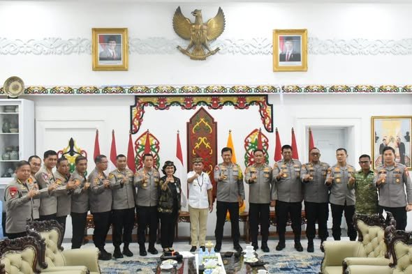Gubernur Agustiar Sambut Peserta PKDN Sespimti Polri, Dorong Kolaborasi Perkuat Mitigasi Karhutla
