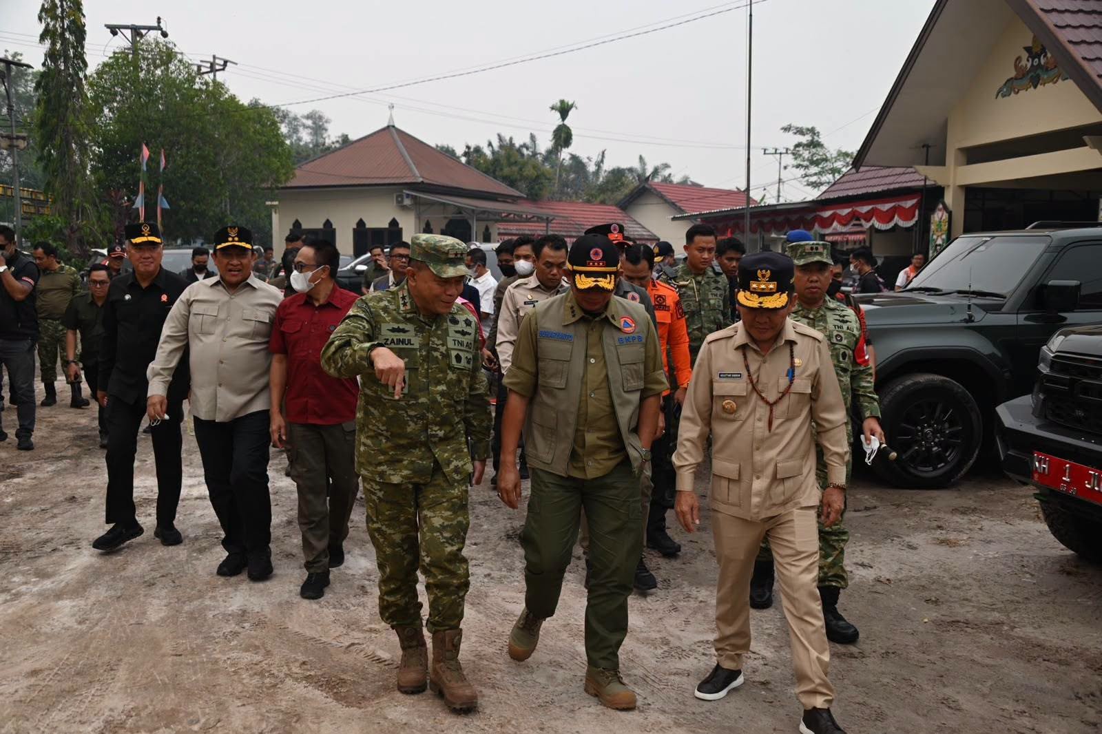 Evaluasi Bersama BNPB, Gubernur Agustiar Perkuat Sinergi Penanganan Karhutla Kalteng