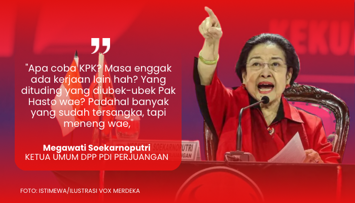 Kesalnya Megawati Singgung KPK, Kenapa Ngubek-Ngubek Hasto? Enggak Ada Kerjaan Lain