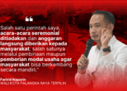 DInilai Kurang Berdampak untuk Masyarakat, Fairid-Zaini Akan Hilangkan Acara Seremonial