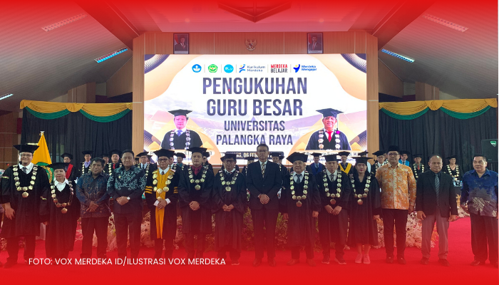 Rektor UPR Kukuhkan Dua Guru Besar Baru, Prof Bhayu Rhama dan Prof Gunarjo Suryanto Budi