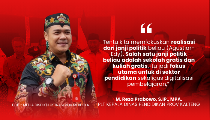 Plt Kadisdik Kalteng Siap Realisasikan Program Gubernur Terpilih