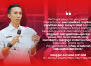 Peran Gubernur Sugianto Sabran, Sektor Perdagangan dan Perindustrian Kalteng Semakin Meningkat