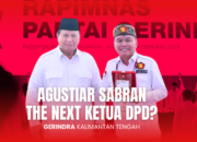 Terima KTA dari Prabowo, Agustiar Sabran ‘The Next’ Ketua DPD Gerindra Kalteng?