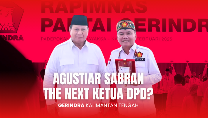 Terima KTA dari Prabowo, Agustiar Sabran ‘The Next’ Ketua DPD Gerindra Kalteng?