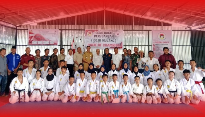 Resmikan DOJO INKAI Perjuangan, Lukman Abunawas Dorong Pengembangan Atlet Karateka di Kendari