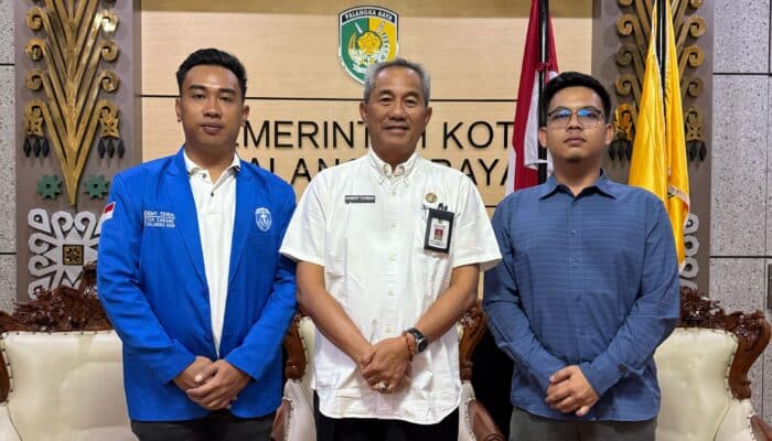 Temui Sekda Kota, Ketua DPC GAMKI Palangka Raya Siap Bekerja Sama Membangun Daerah
