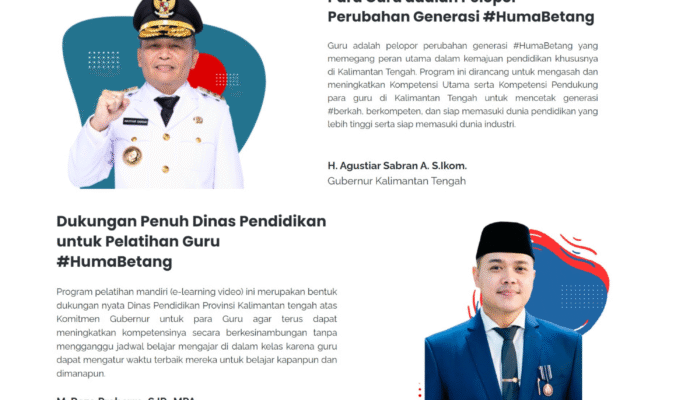 Plt. Kadisdik Kalteng Dorong Kualitas Pendidikan Lewat Pelatihan Huma Betang